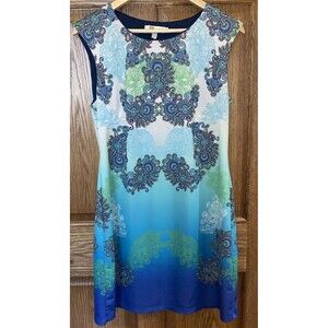 Anthropologie Aryeh Dress Women’s Large Stretch Paisley A Line *read*